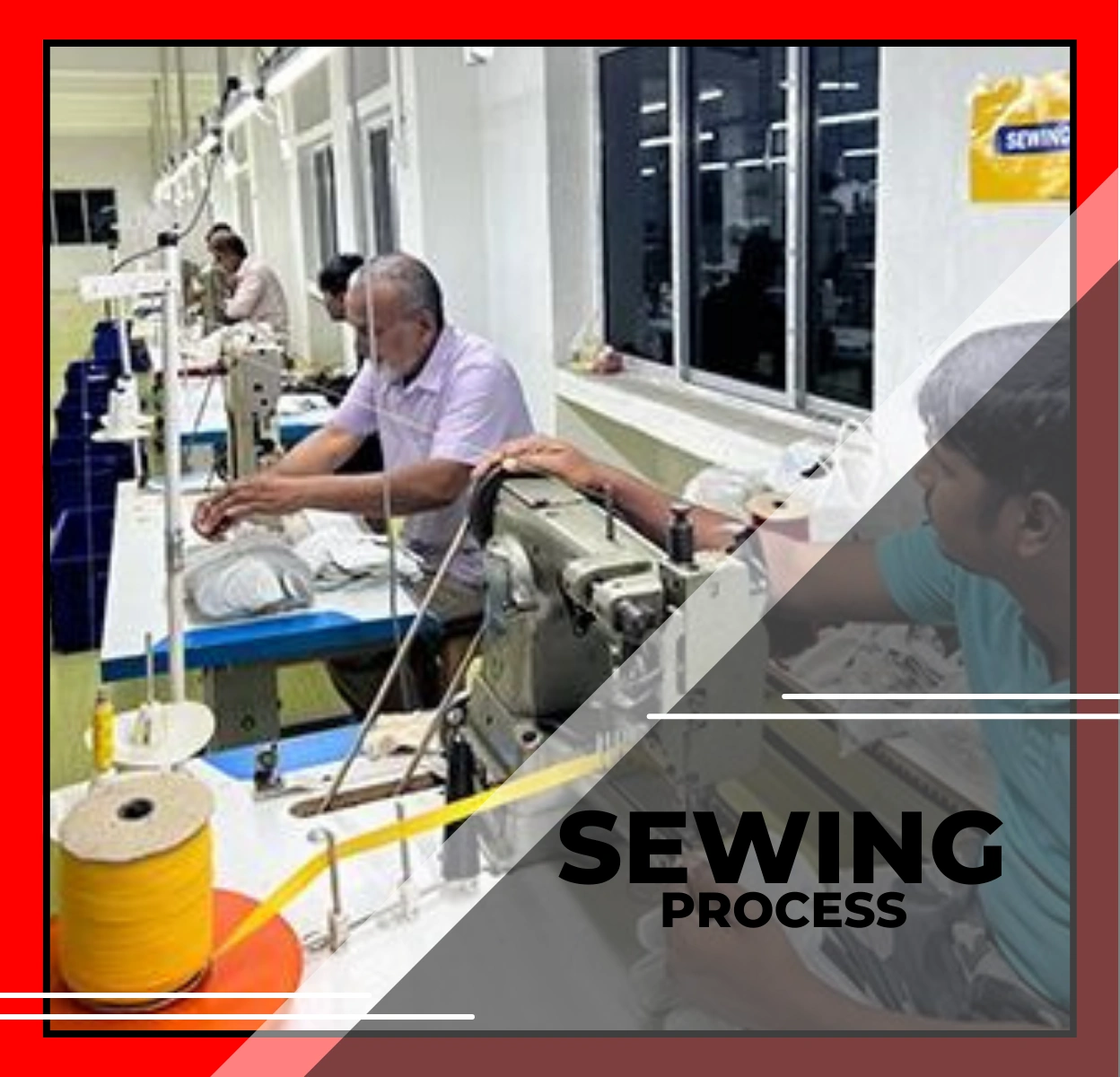 Sewing-process